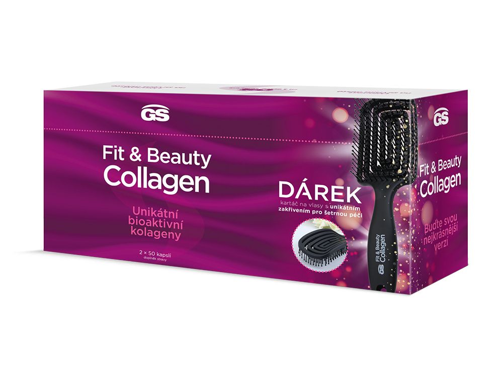 GS Fit&Beauty Collagen 50+50 kapslí + dárek 2023 GS