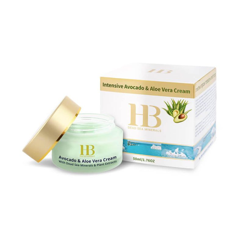 H&B Dead Sea Minerals Intenzivní pleťový krém Avocado & Aloe Vera 50 ml H&B Dead Sea Minerals