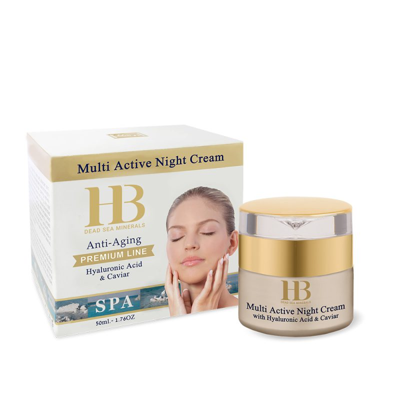 H&B Dead Sea Minerals Multiaktivní noční krém Anti-Aging 50 ml H&B Dead Sea Minerals