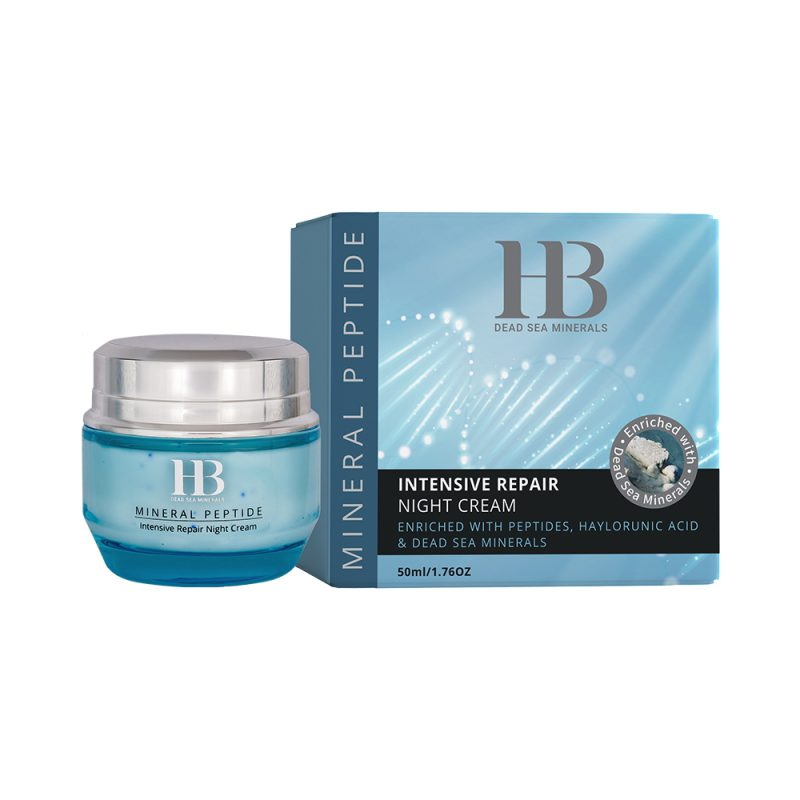 H&B Dead Sea Minerals Obnovující noční krém s Mineral peptidy 50 ml H&B Dead Sea Minerals