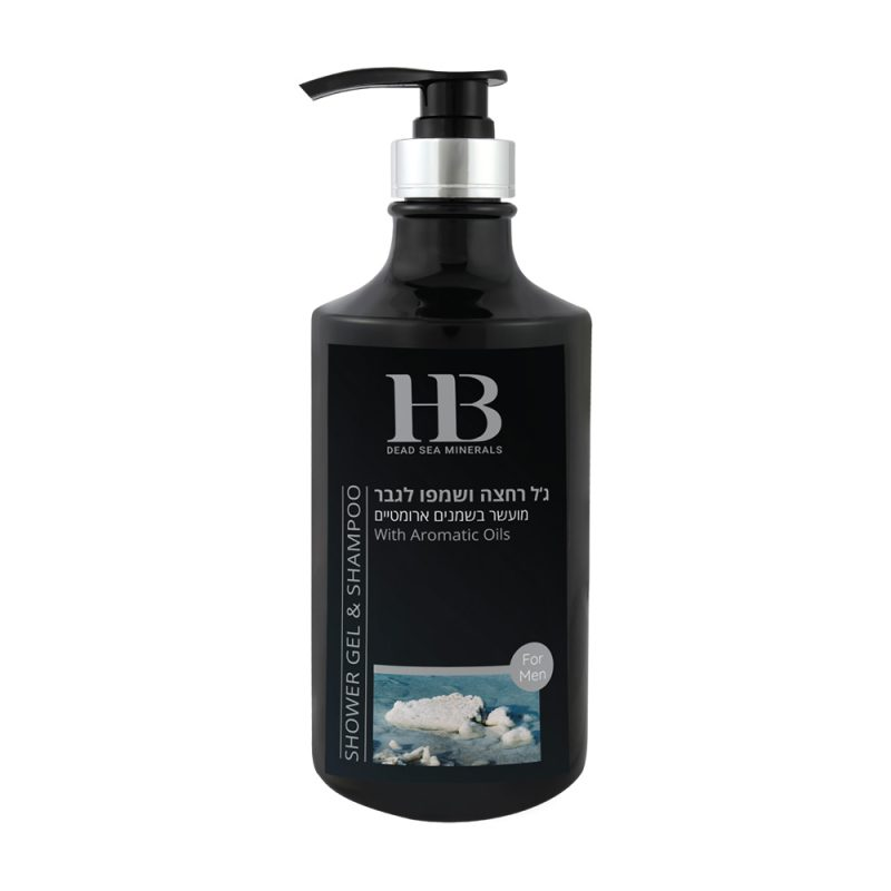 H&B Dead Sea Minerals Sprchový gel a šampon pro muže 780 ml H&B Dead Sea Minerals