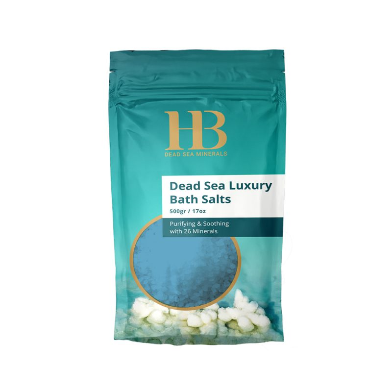 H&B Dead Sea Minerals Sůl do koupele Levandule modrá 500 g H&B Dead Sea Minerals