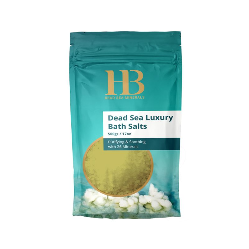 H&B Dead Sea Minerals Sůl do koupele Žlutá vanilka 500 g H&B Dead Sea Minerals