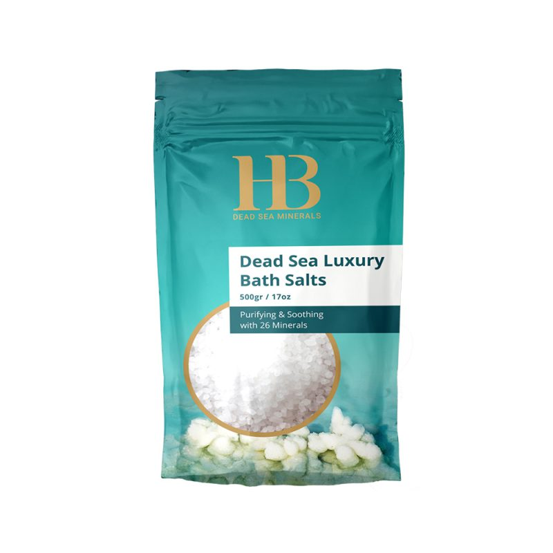 H&B Dead Sea Minerals Sůl do koupele bílá 500 g H&B Dead Sea Minerals