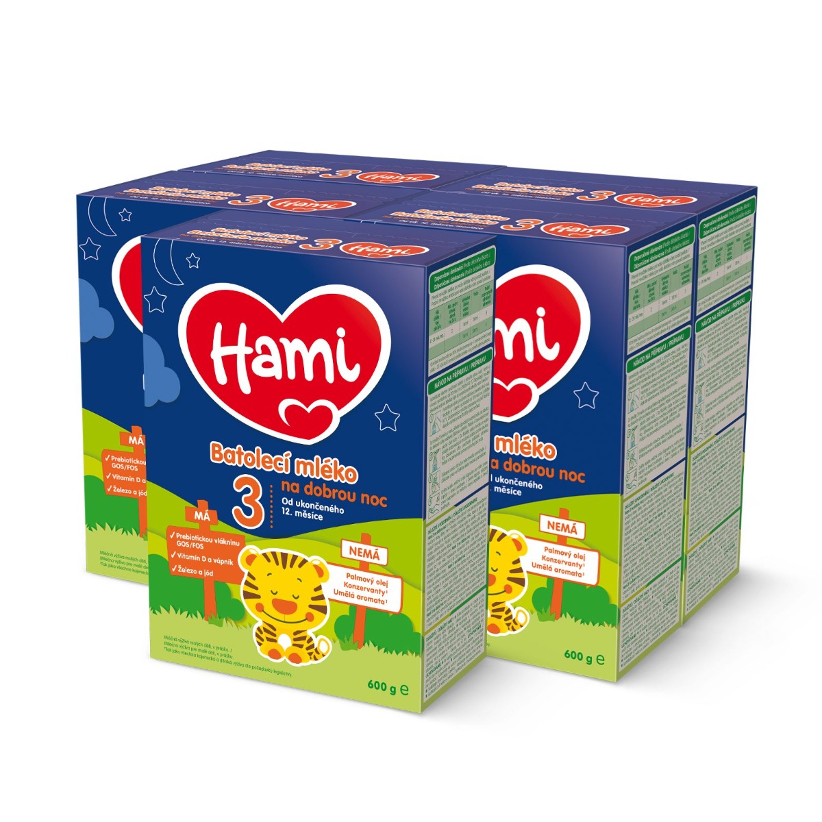 Hami 3 Na dobrou noc 5x600 g Hami