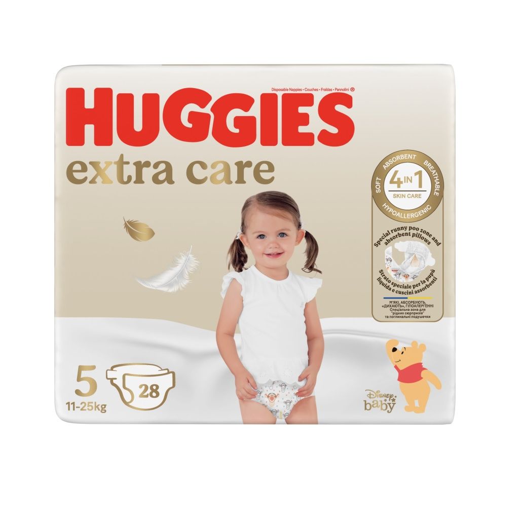 Huggies Extra Care 5 11-25 kg dětské pleny 28 ks Huggies