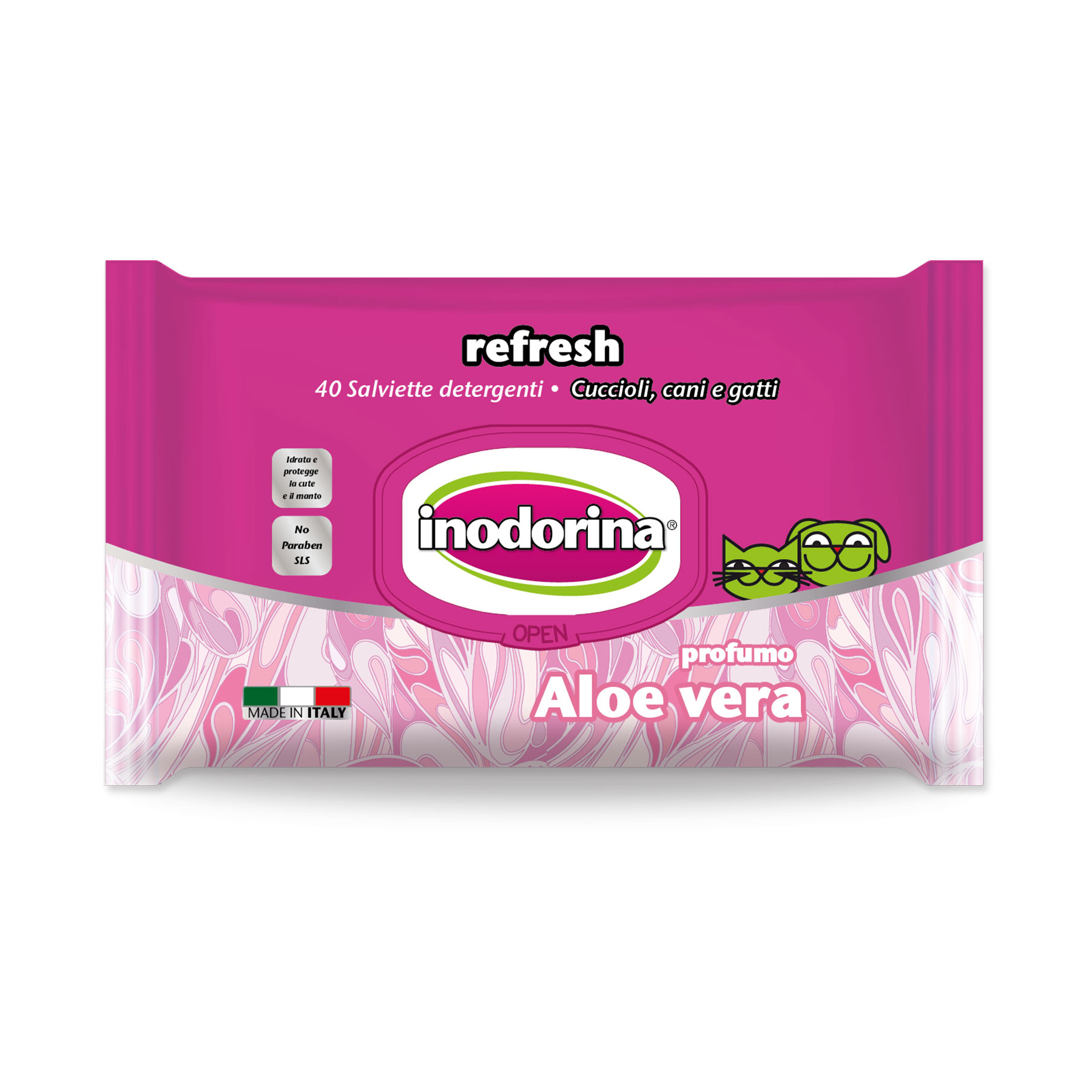 Inodorina Aloe Vera ubrousky 40 ks Inodorina