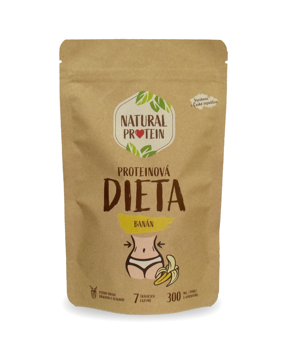 NaturalProtein Proteinová dieta banán 350 g NaturalProtein