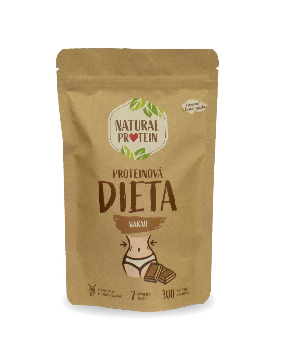 NaturalProtein Proteinová dieta kakao 350 g NaturalProtein