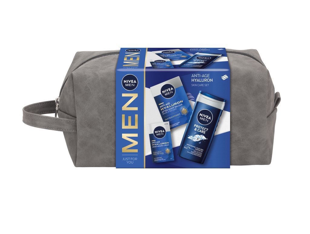 Nivea Men Bag Anti-age Hyaluron dárkový set Nivea