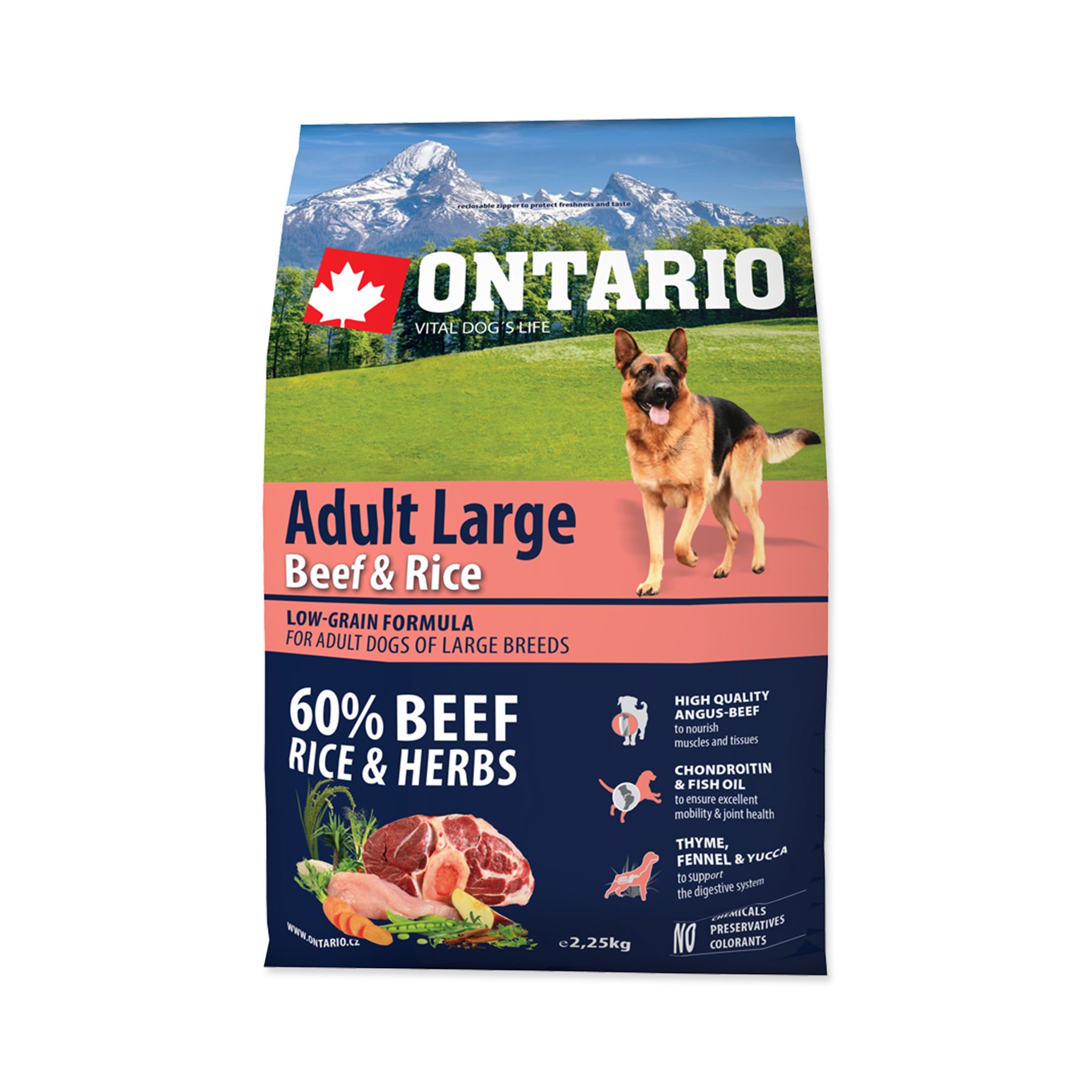 Ontario Adult Large Beef&Rice granule 2