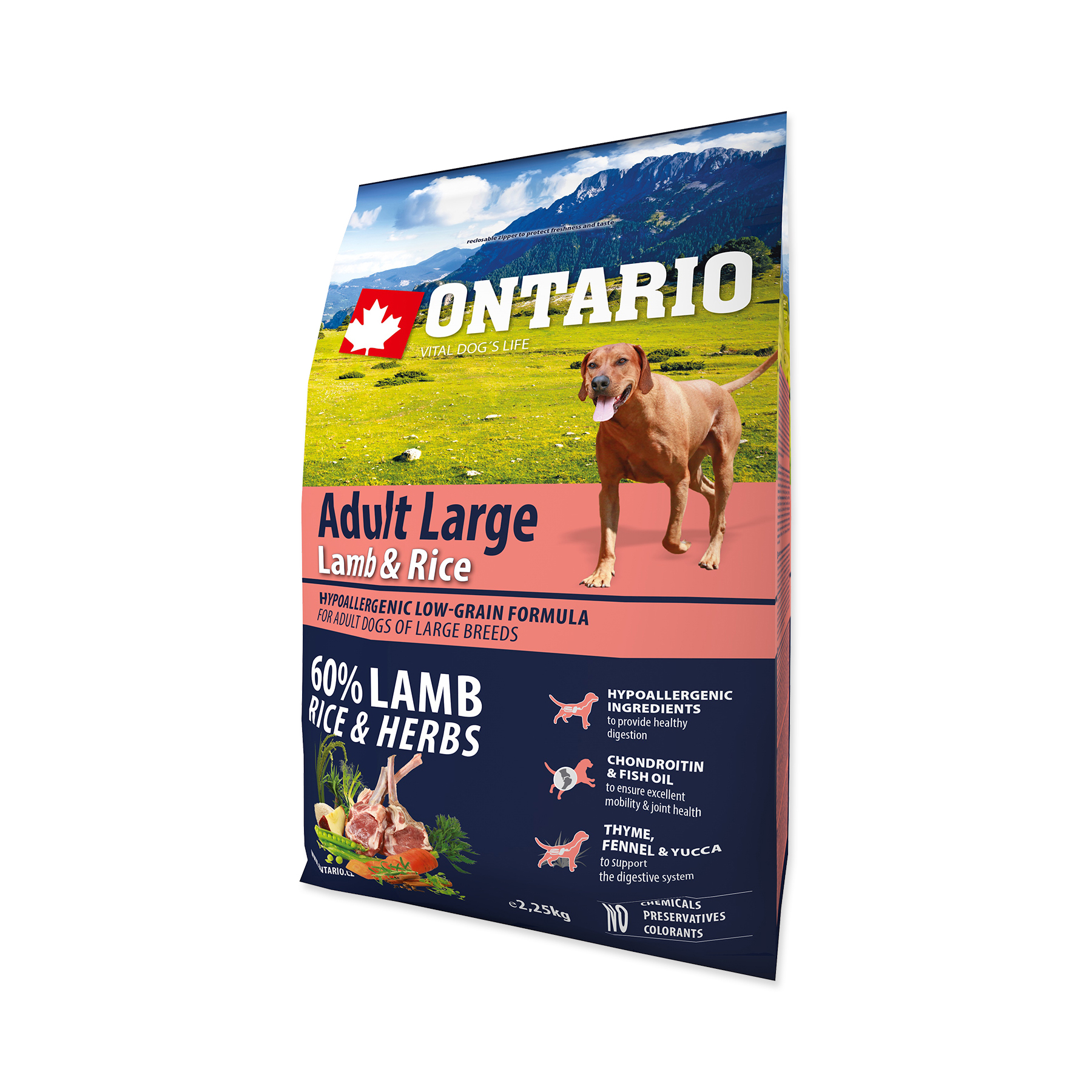 Ontario Adult Large Lamb&Rice granule 2