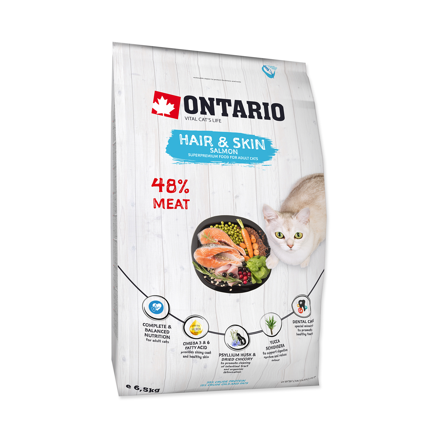 Ontario Cat Hair&Skin granule 6