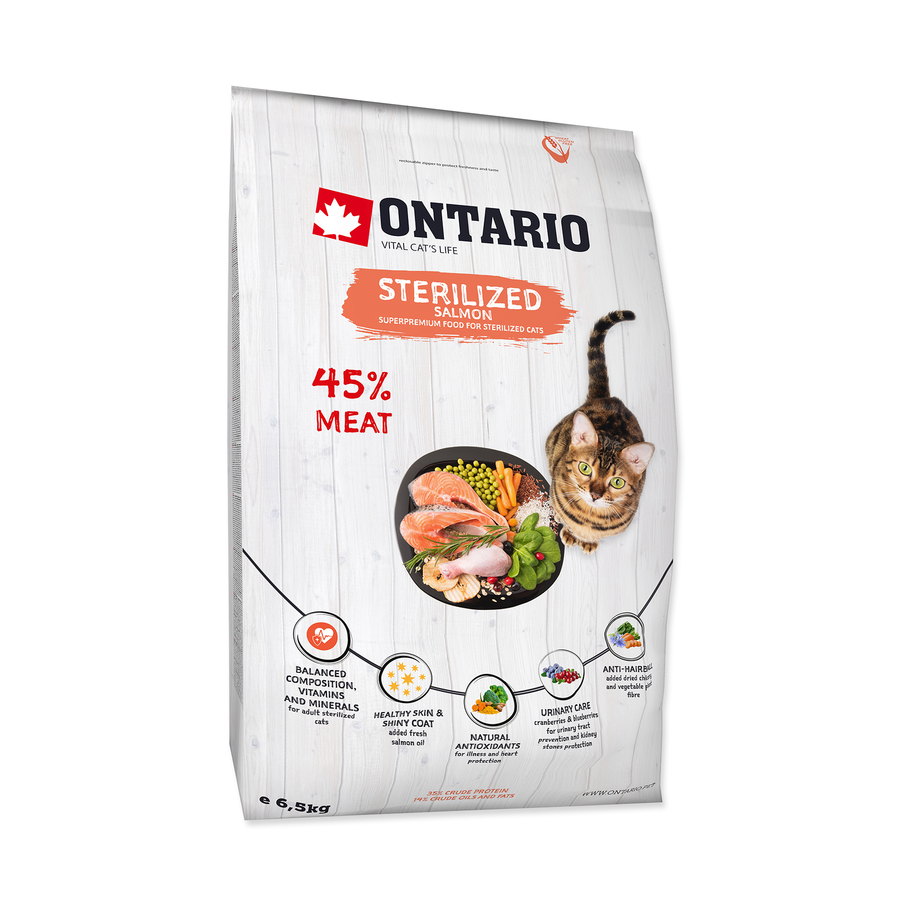 Ontario Cat Sterilised Salmon granule 6