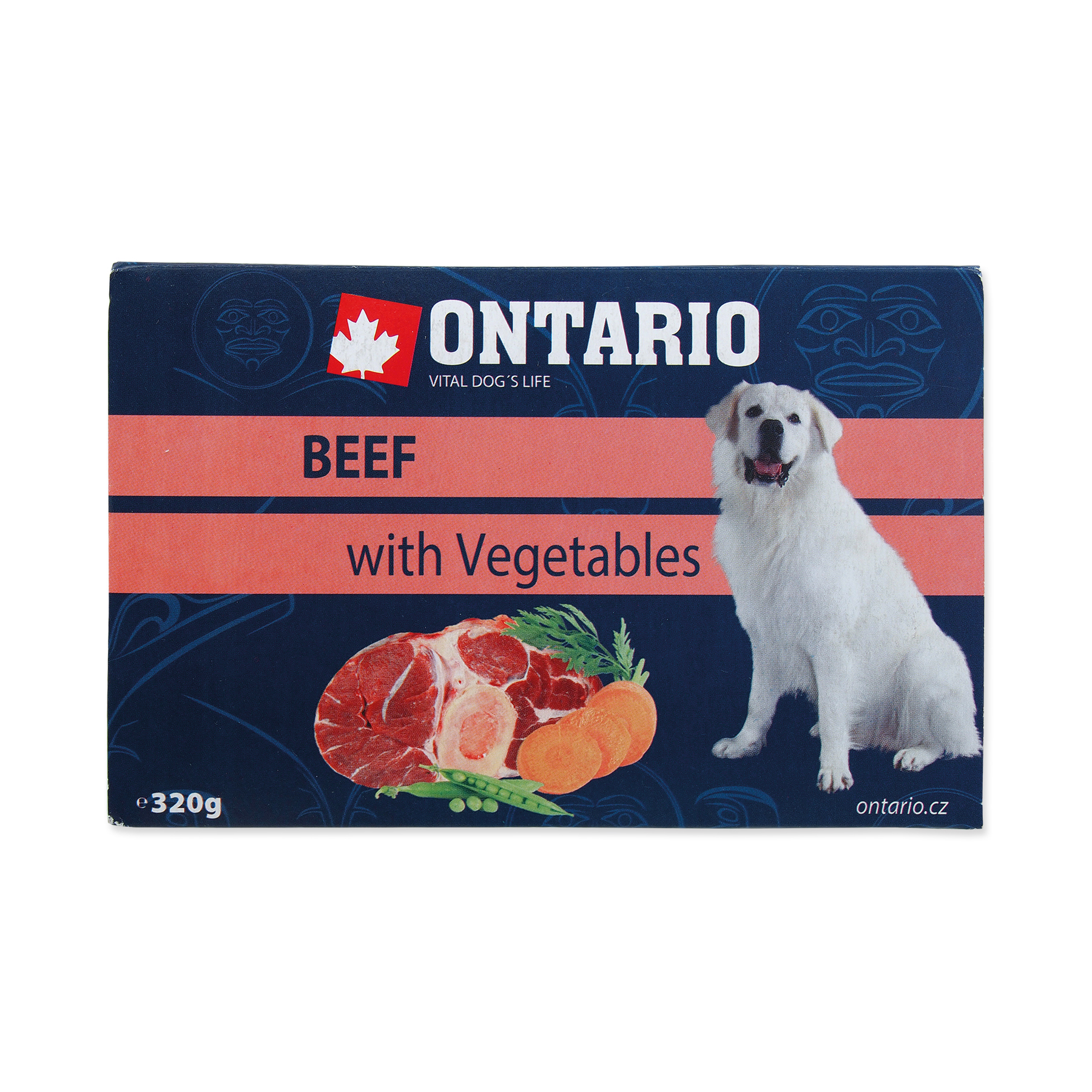 Ontario Hovězí se zeleninou vanička 320 g Ontario