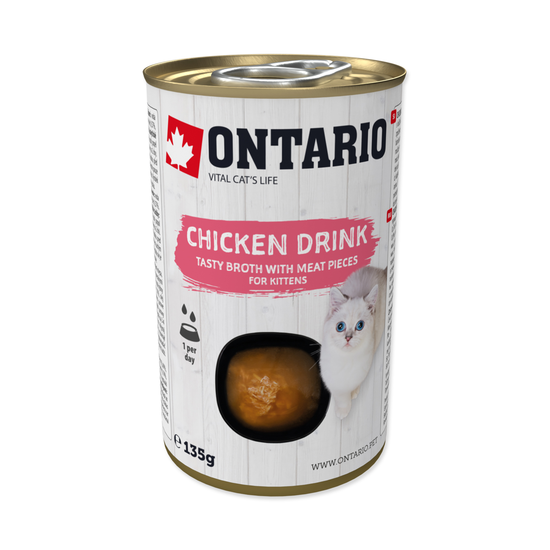 Ontario Kitten Drink kuřecí 135 g Ontario