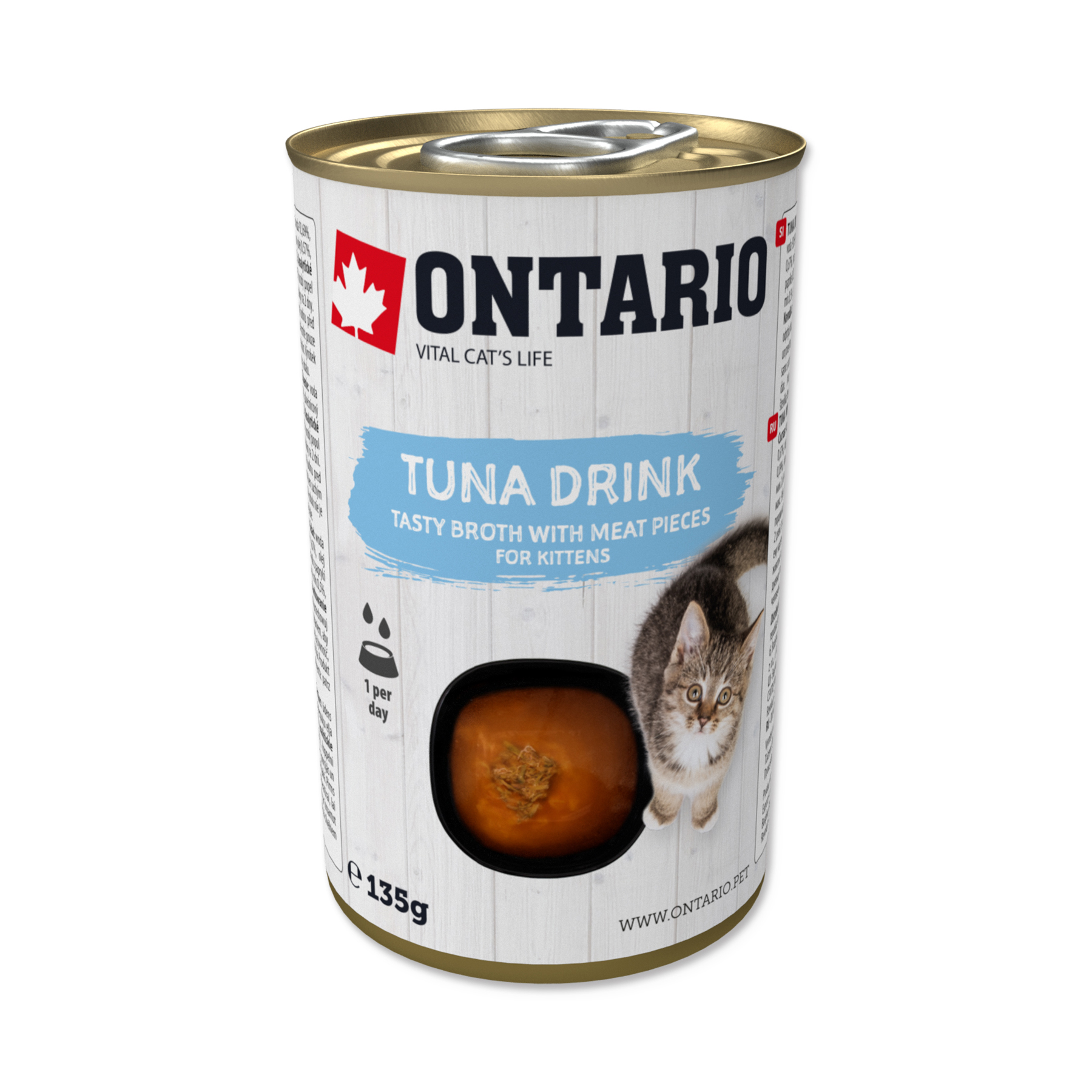 Ontario Kitten Drink tuňák 135 g Ontario