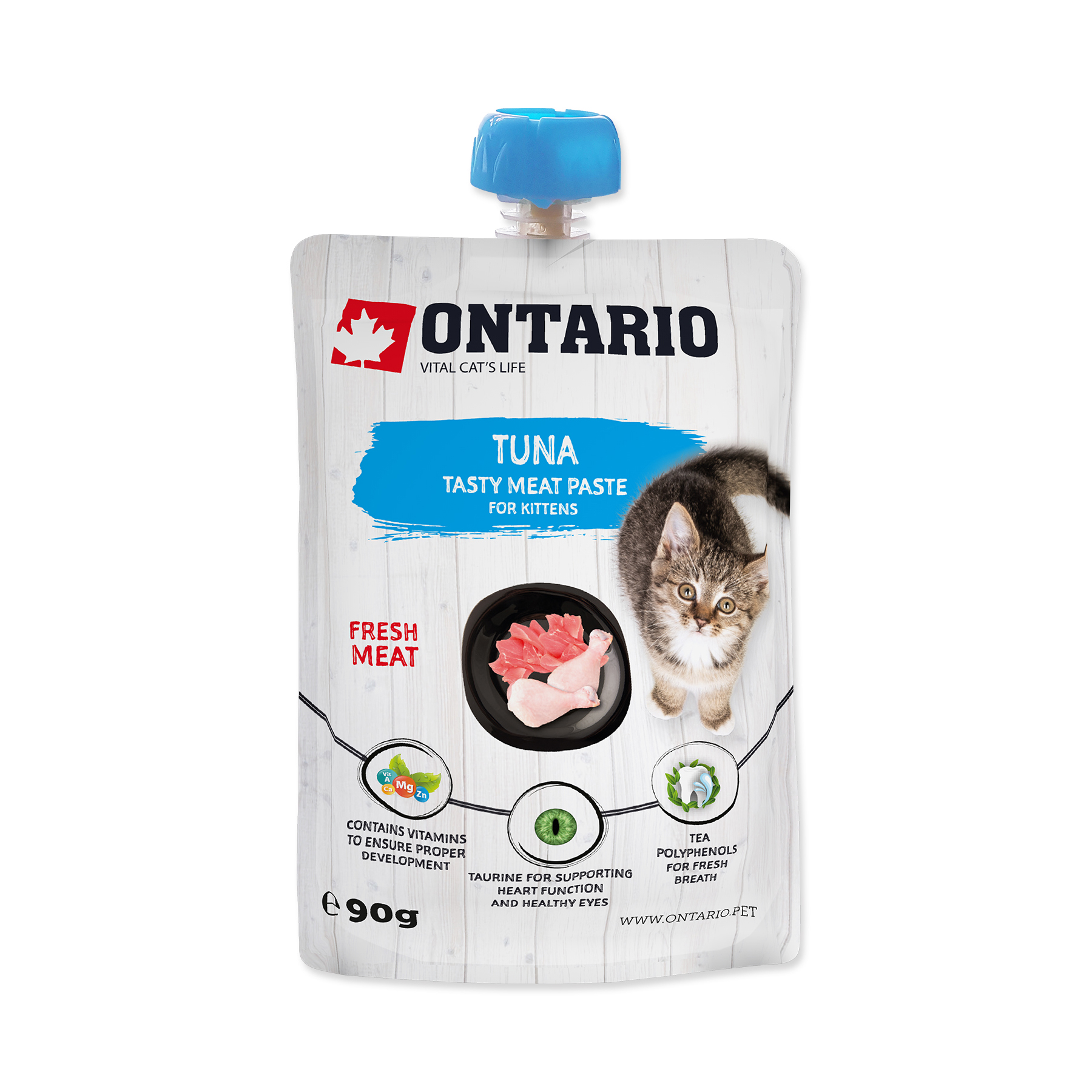 Ontario Kitten Pasta tuňák 90 g Ontario