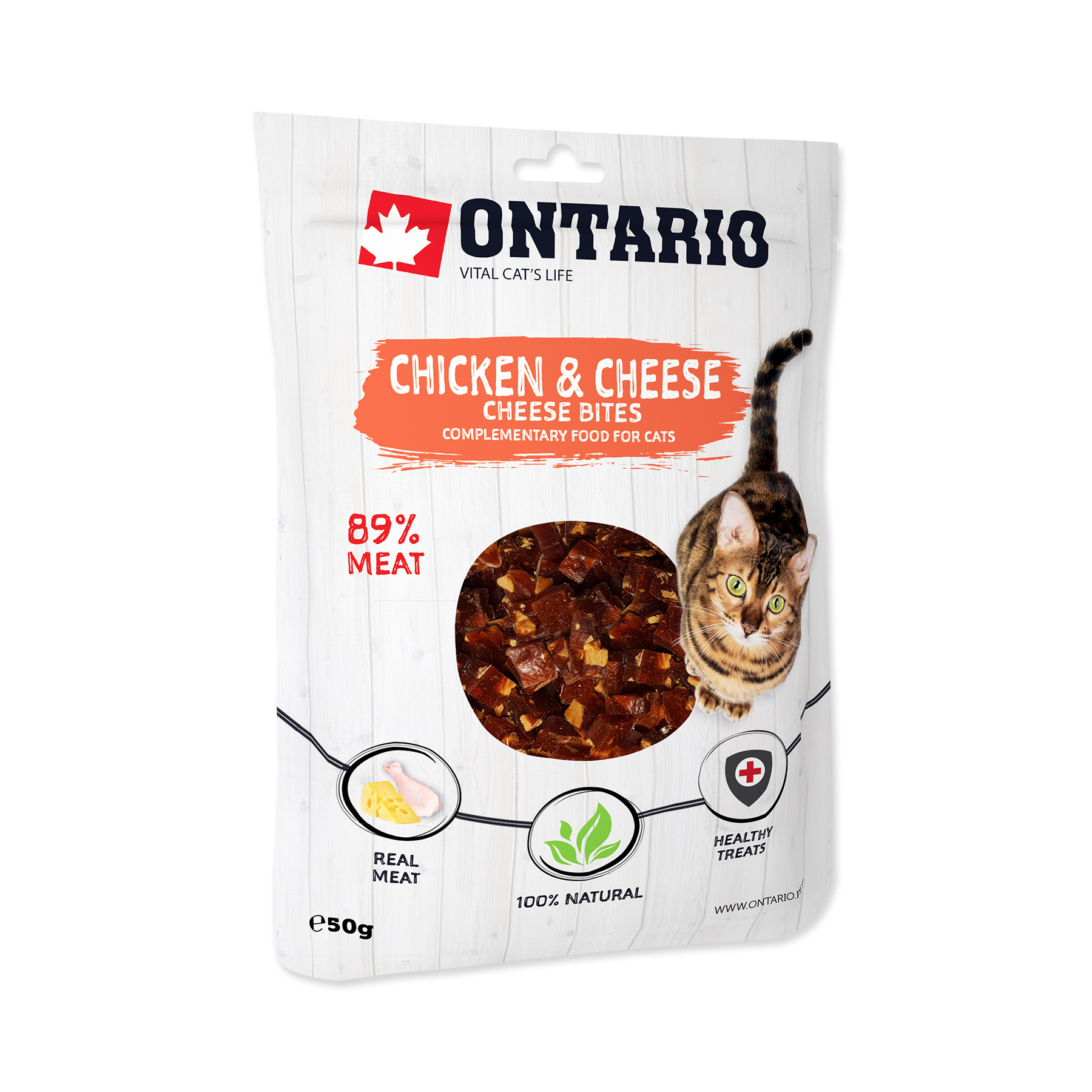 Ontario Kuřecí kousky se sýrem 50 g Ontario