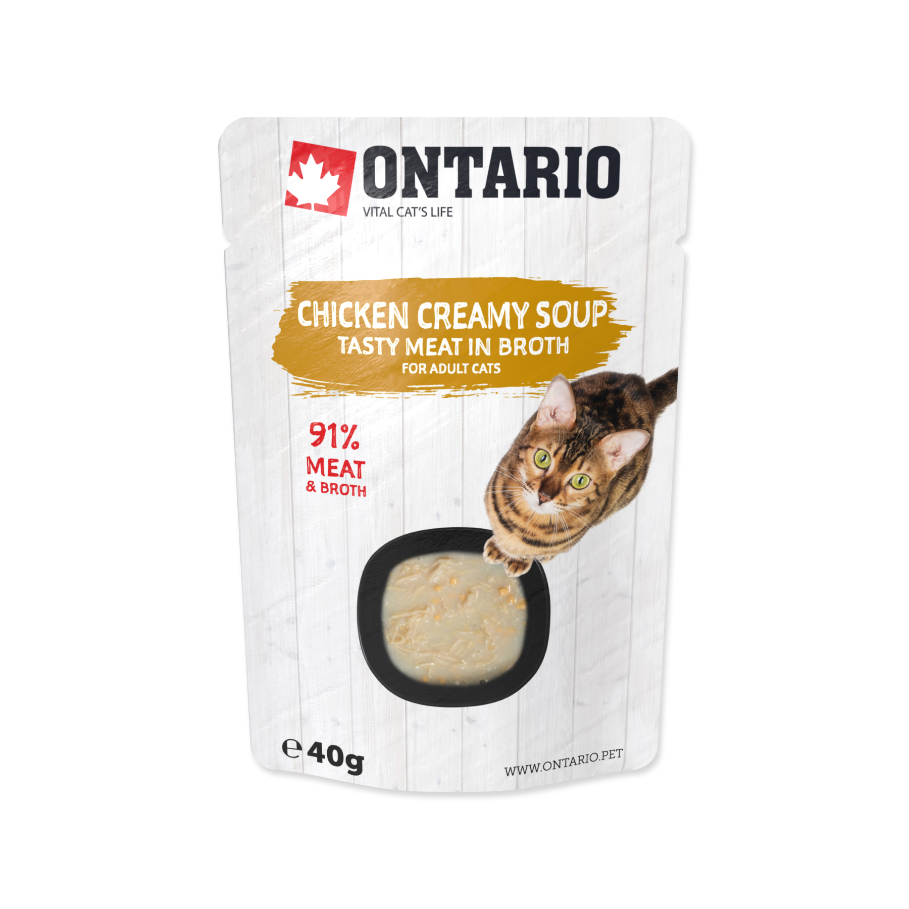 Ontario Kuřecí polévka se sýrem kapsička 40 g Ontario