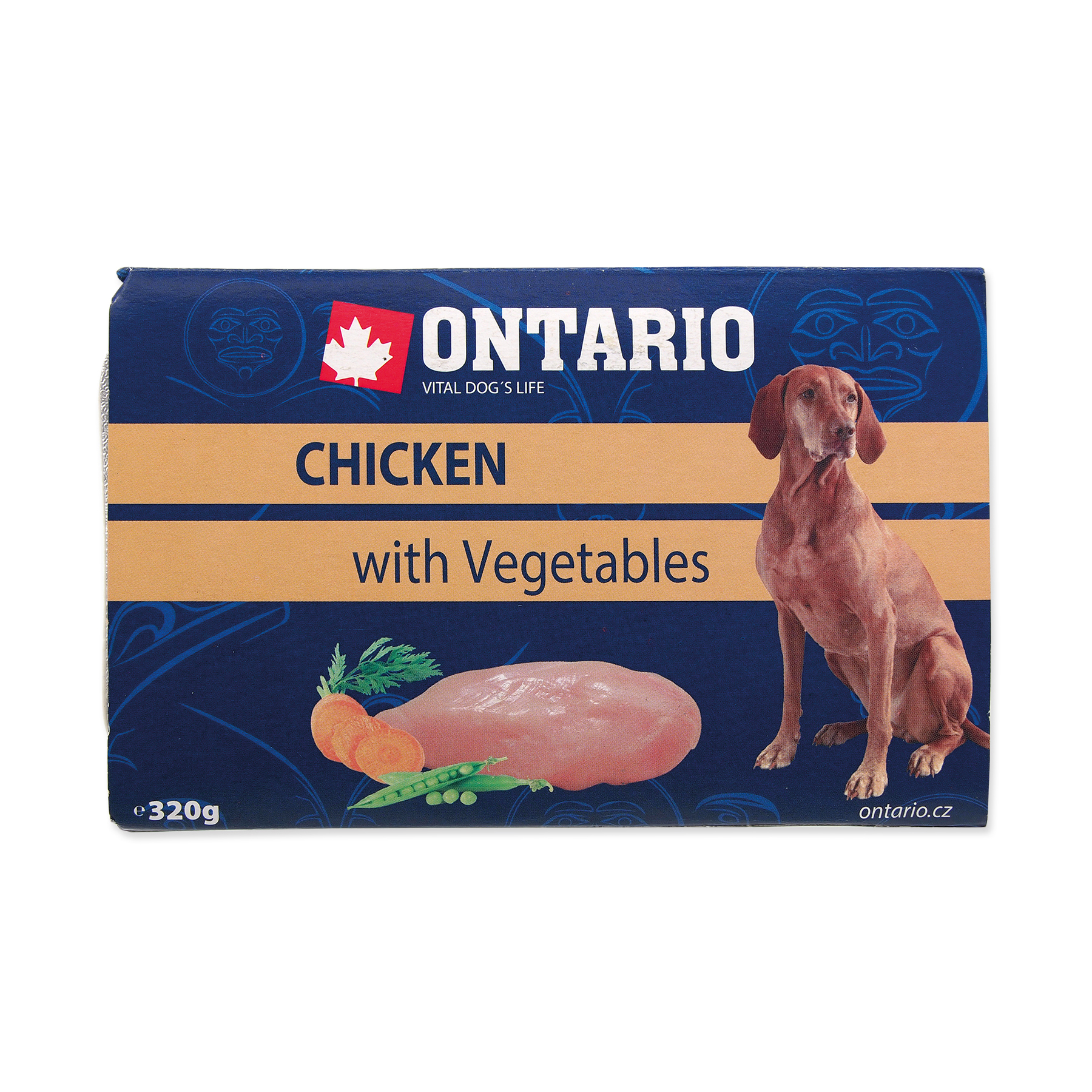 Ontario Kuřecí se zeleninou vanička 320 g Ontario