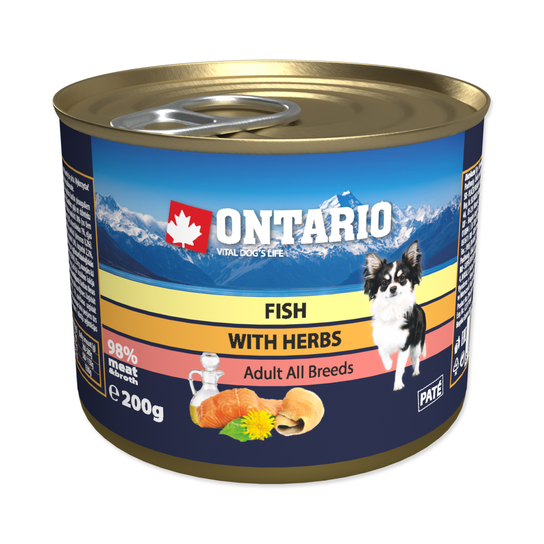 Ontario Ryby s bylinkami konzerva 200 g Ontario