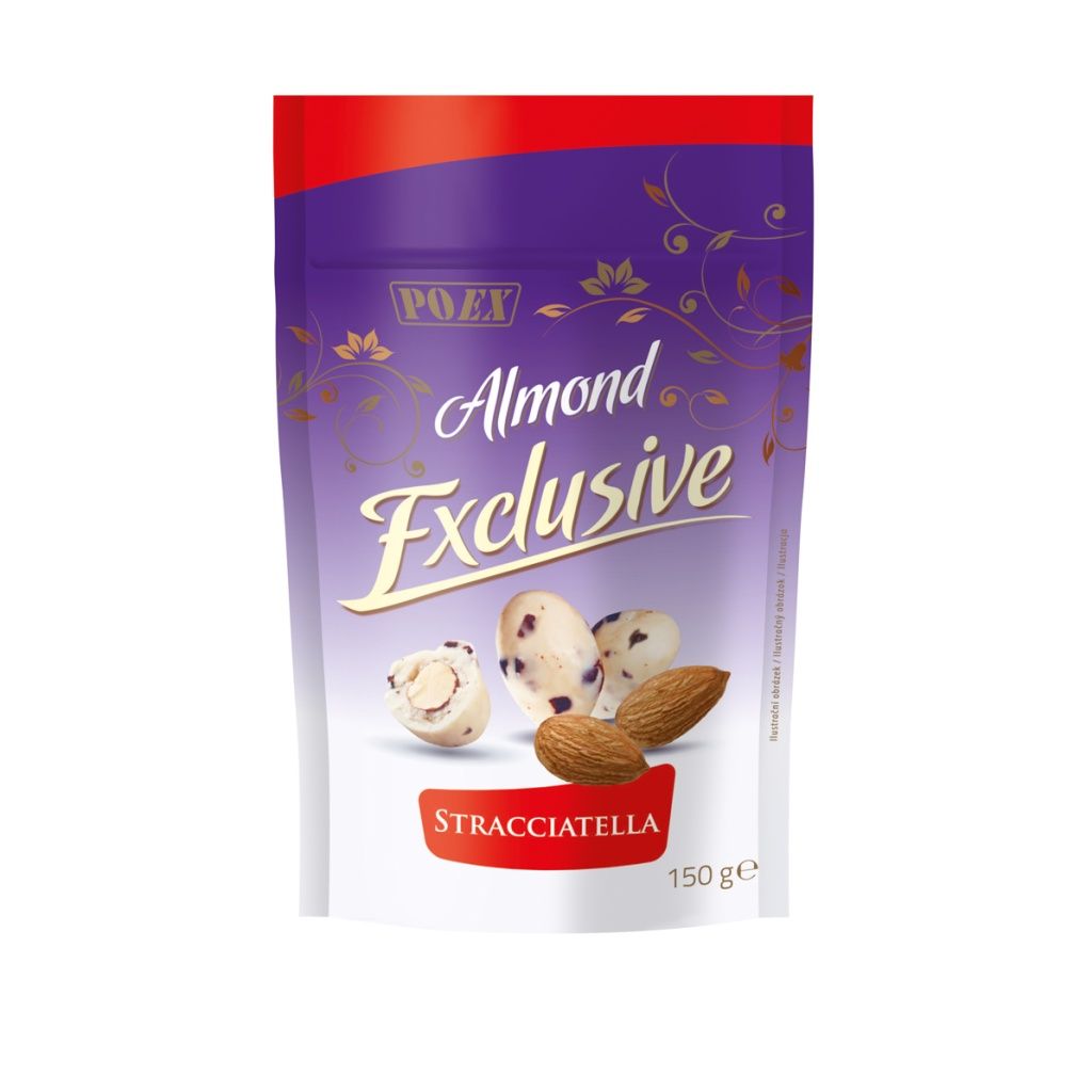 POEX Almond Exclusive Mandle Stracciatella 150 g POEX