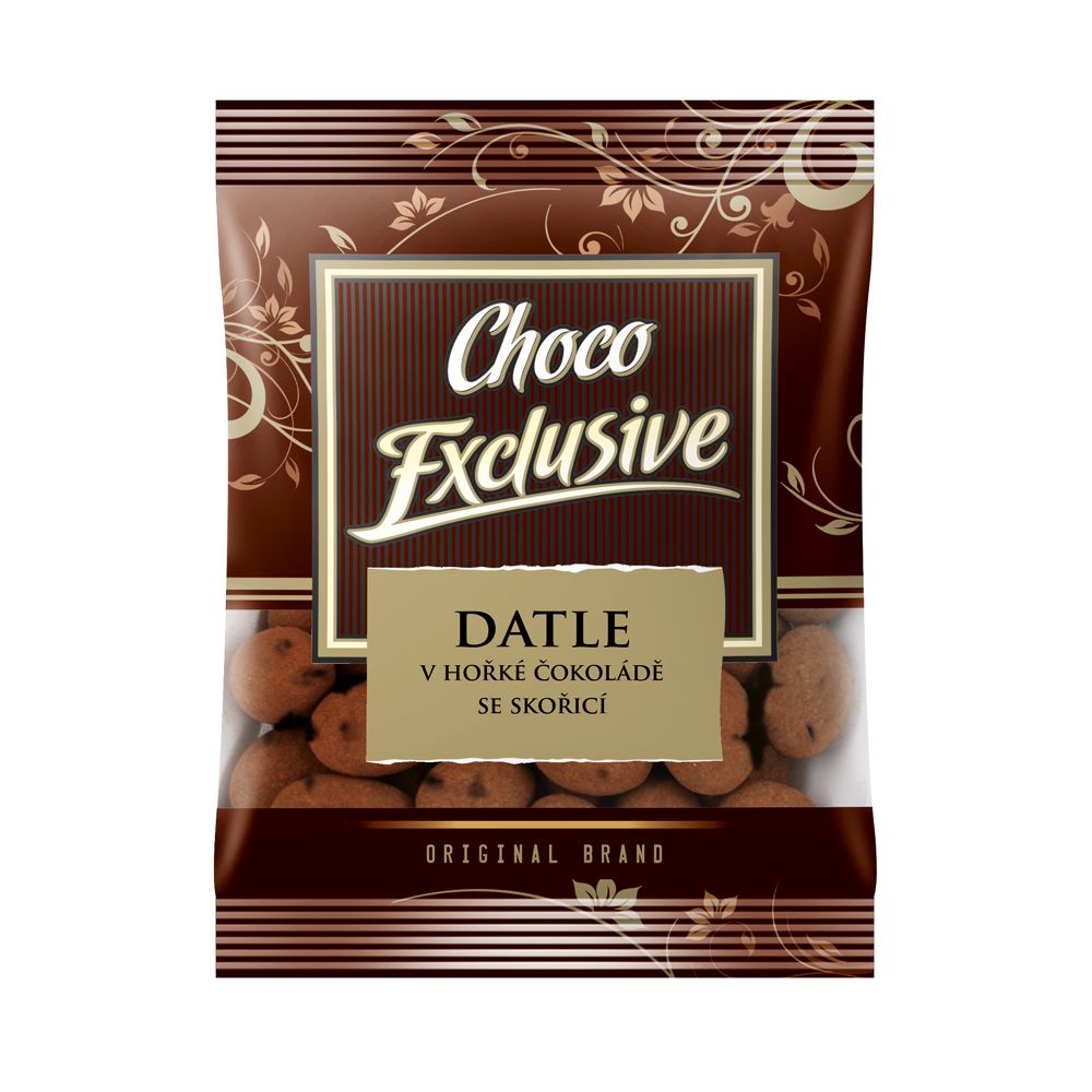 POEX Choco Exclusive Datle v hořké čokoládě se skořicí 150 g POEX
