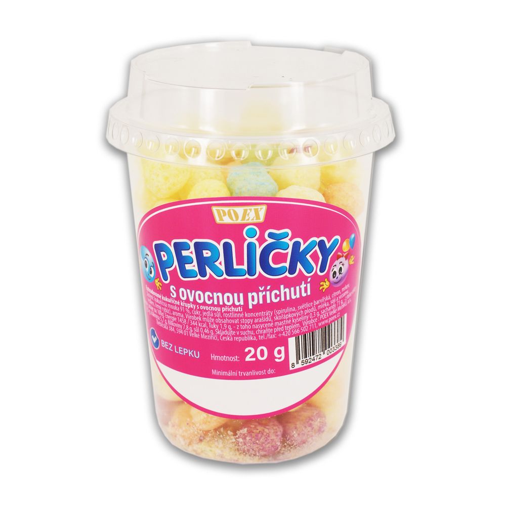 POEX Perličky s ovocnou příchutí 20 g POEX