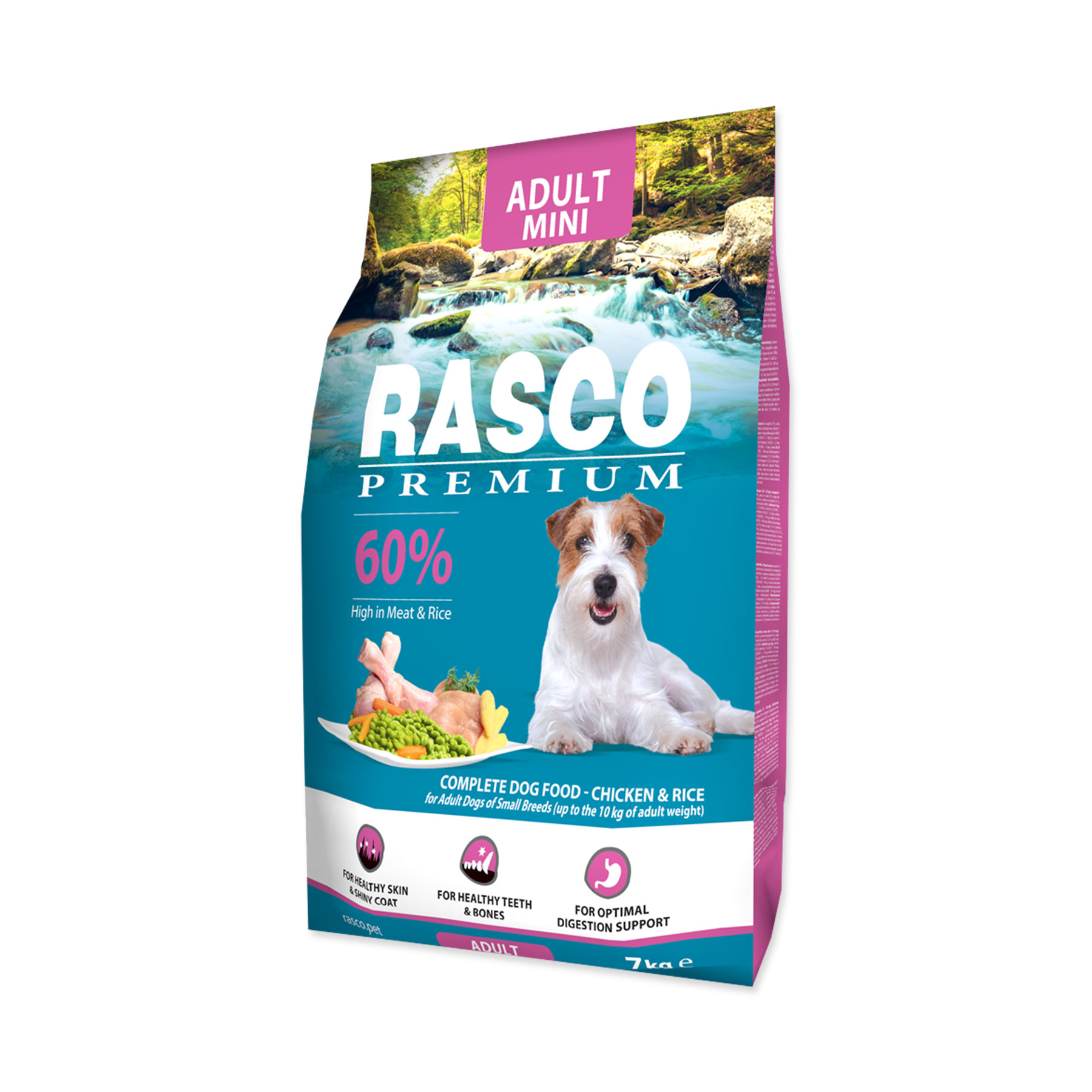 Rasco Premium Adult Mini Kuře s rýží granule 7 kg Rasco Premium