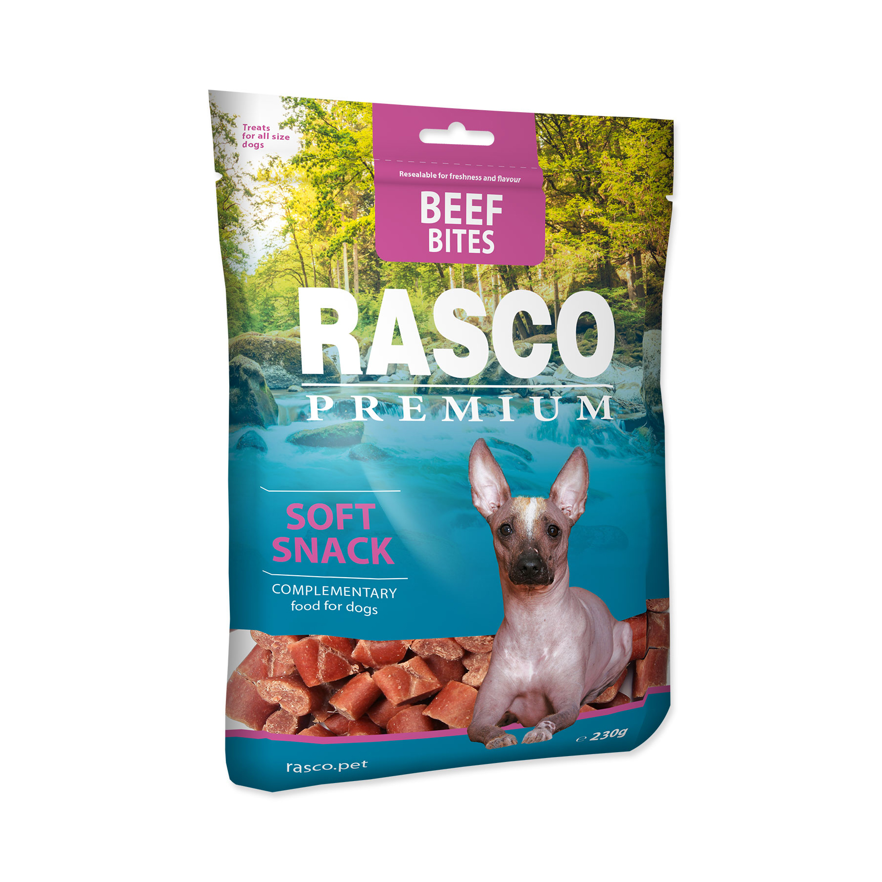 Rasco Premium Hovězí kousky 230 g Rasco Premium