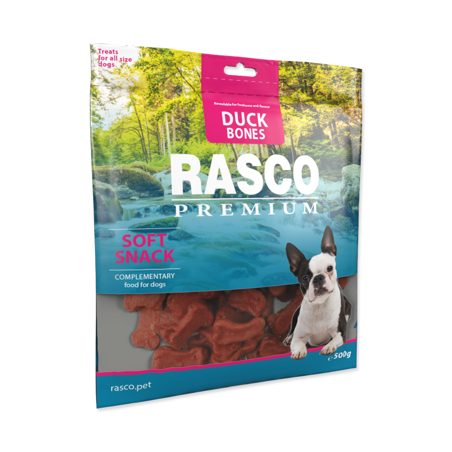 Rasco Premium Kachní kostičky 500 g Rasco Premium