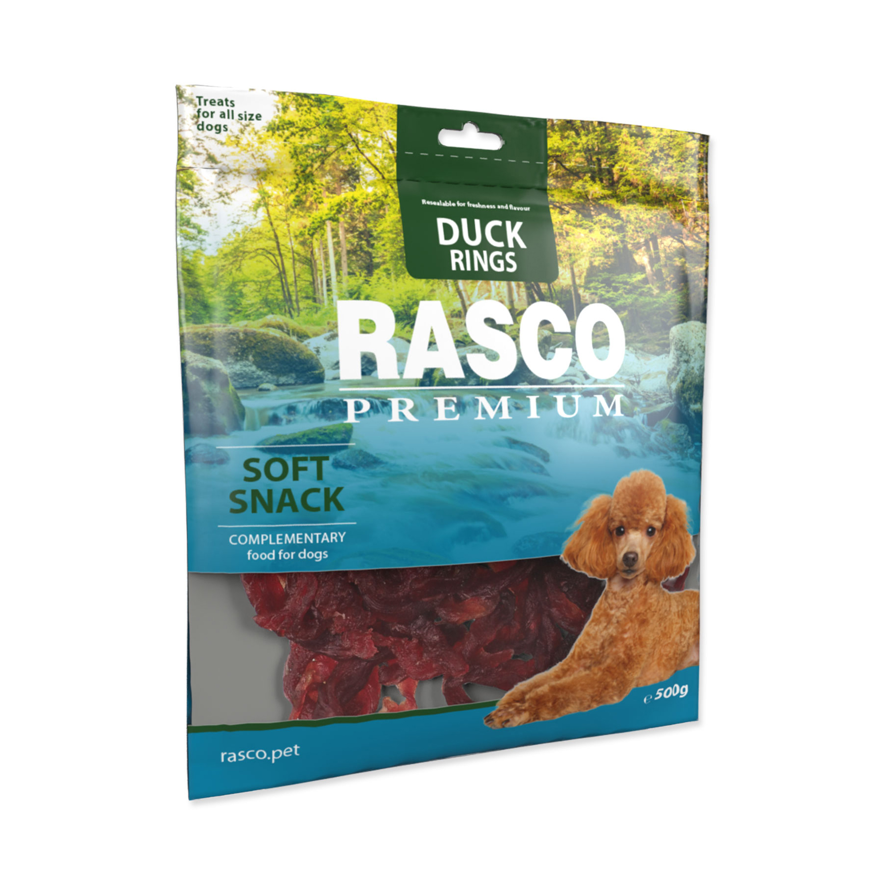 Rasco Premium Kachní kroužky 500 g Rasco Premium