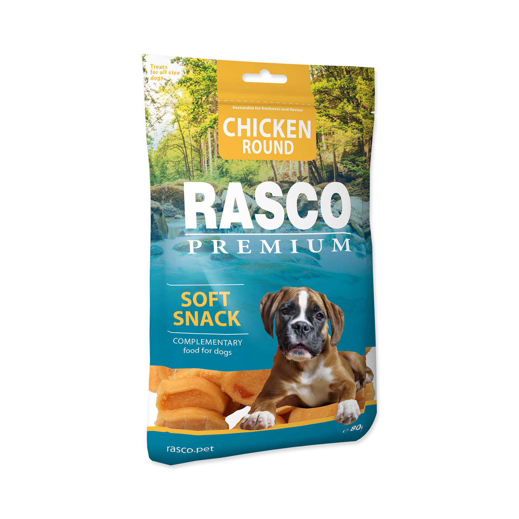 Rasco Premium Kolečka z kuřecího masa 80 g Rasco Premium