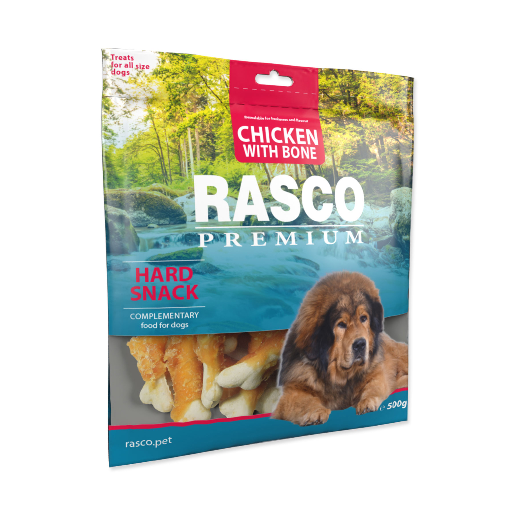 Rasco Premium Kosti obalené kuřecím 500 g Rasco Premium