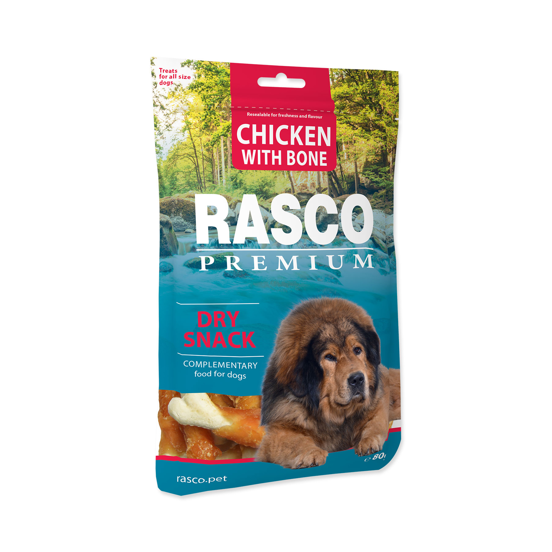 Rasco Premium Kosti obalené kuřecím 80 g Rasco Premium