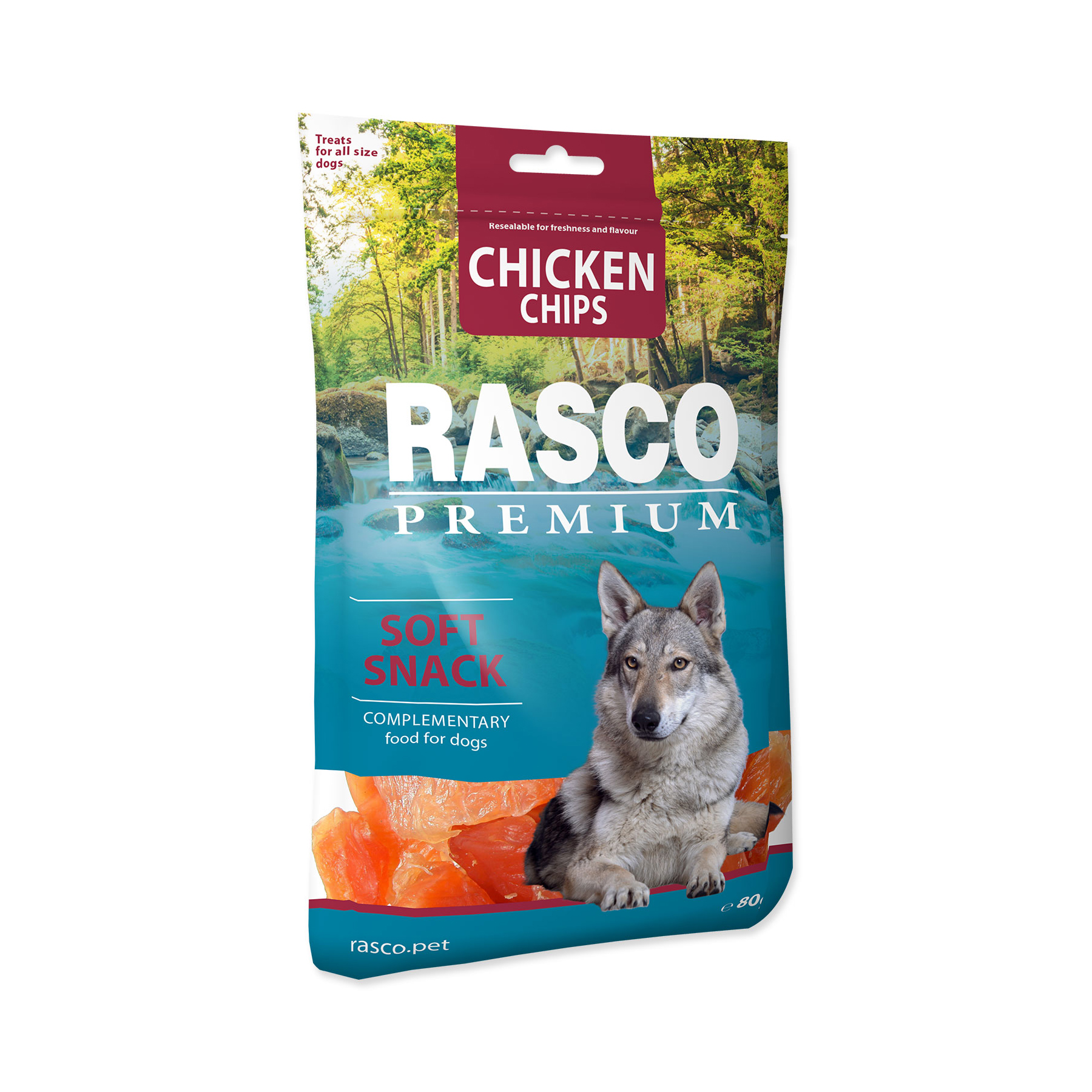 Rasco Premium Kuřecí plátky 80 g Rasco Premium