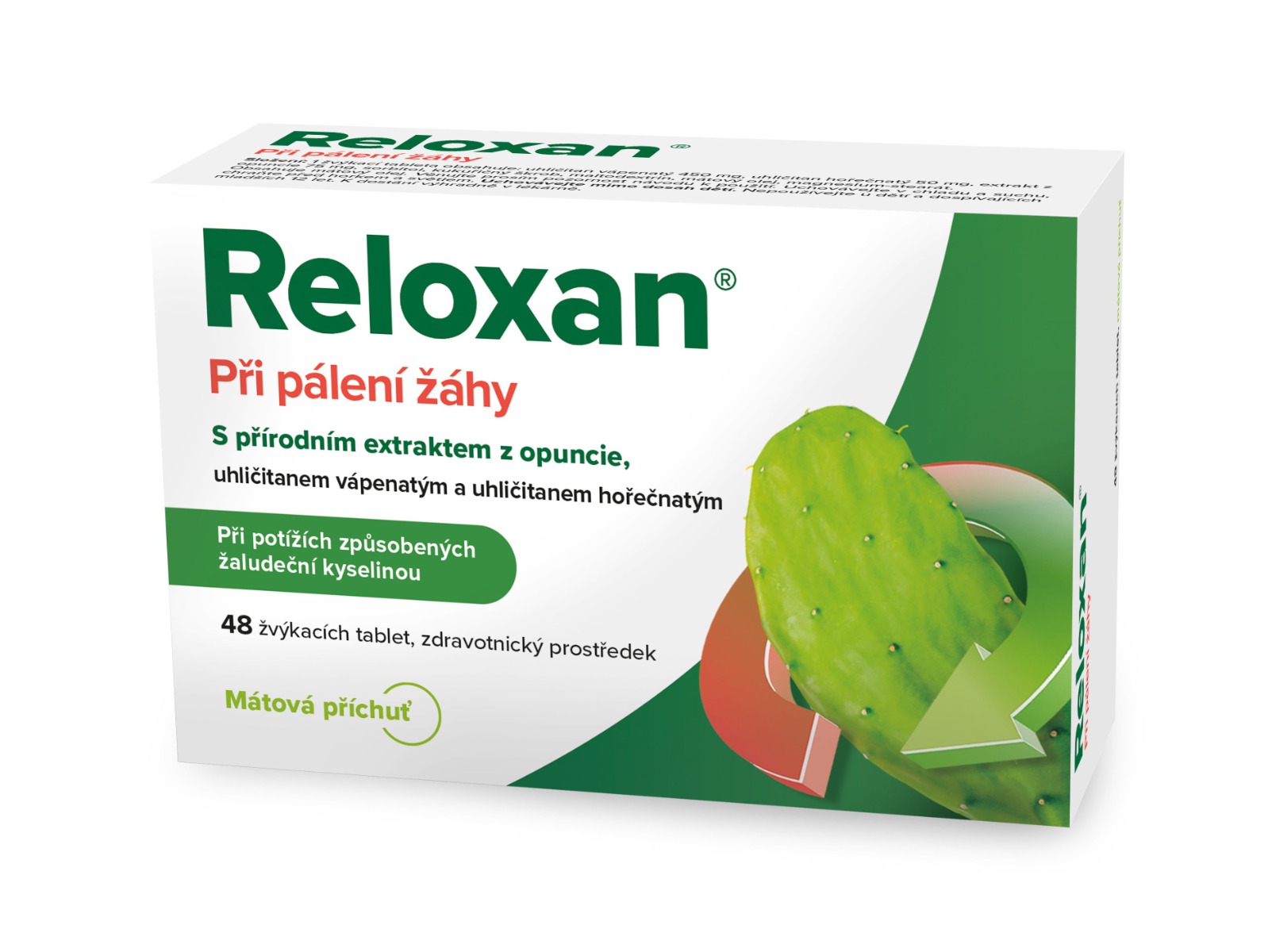 Reloxan Mint 48 žvýkacích tablet Reloxan