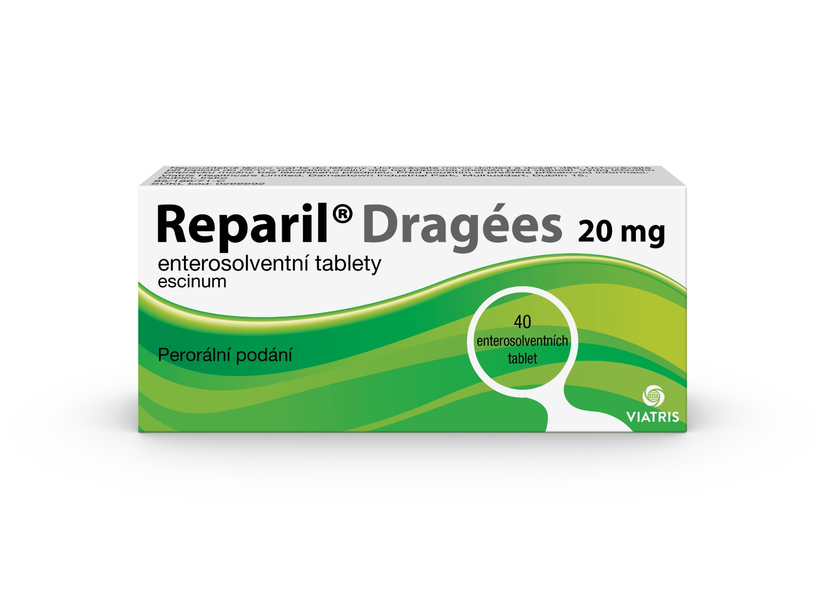 Reparil Dragées 20 mg 40 tablet Reparil