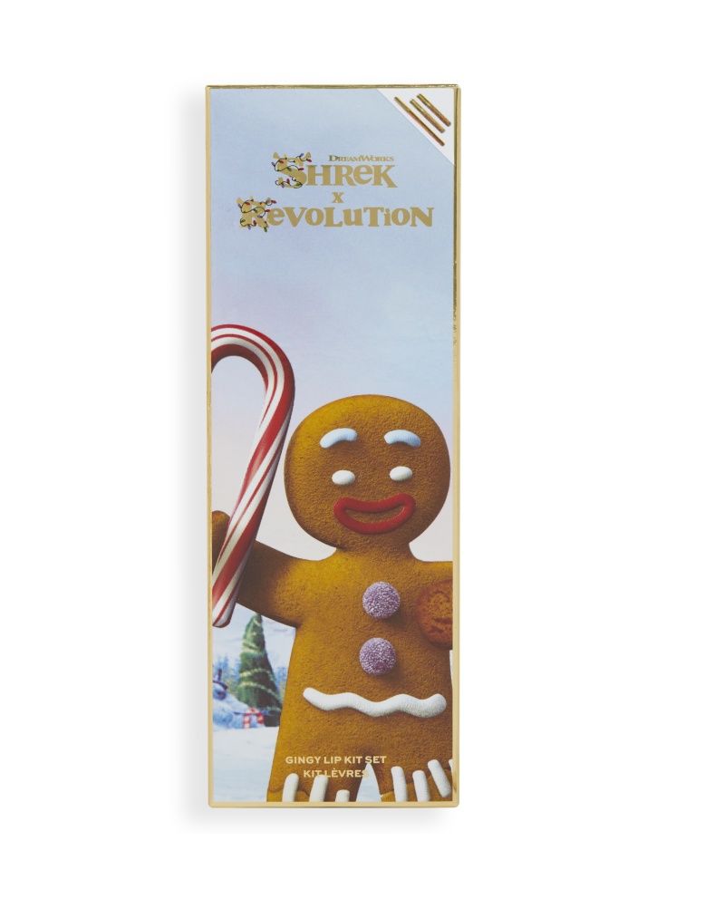 Revolution x Shrek Gingy Lip Kit dárková sada 6 ml Revolution