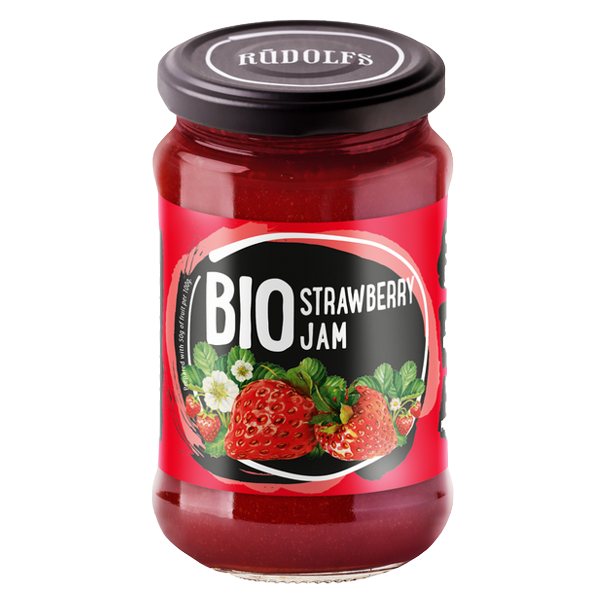 Rudolfs Jahodový džem BIO 400 g Rudolfs