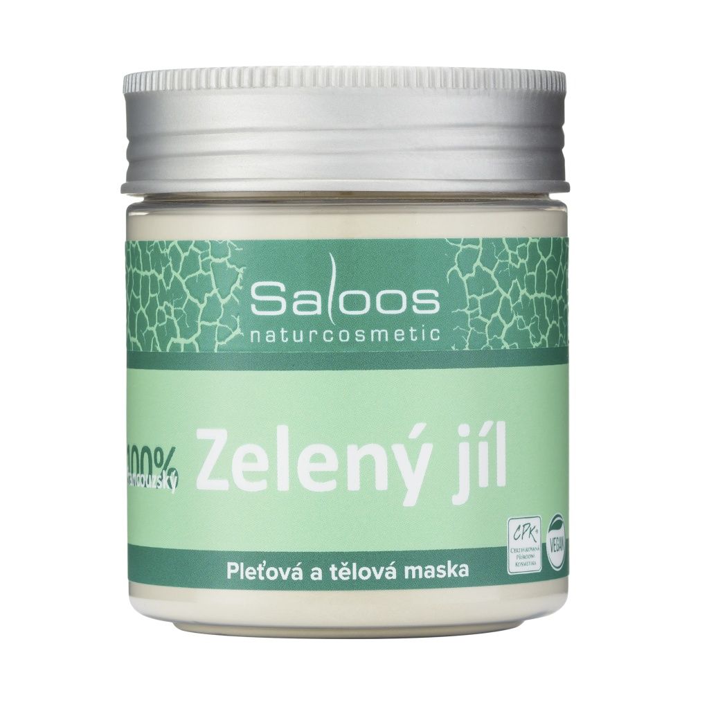 Saloos Zelený jíl 100% BIO 140 g Saloos