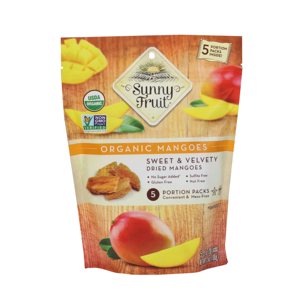 Sunny Fruit BIO Mango sušené na slunci 5x20 g Sunny Fruit