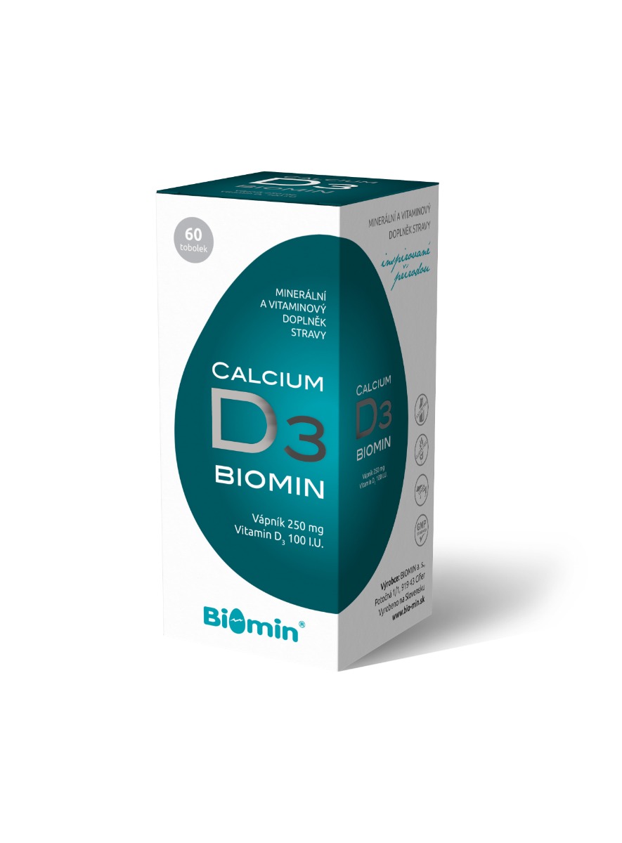 Biomin Calcium D3 60 tobolek Biomin