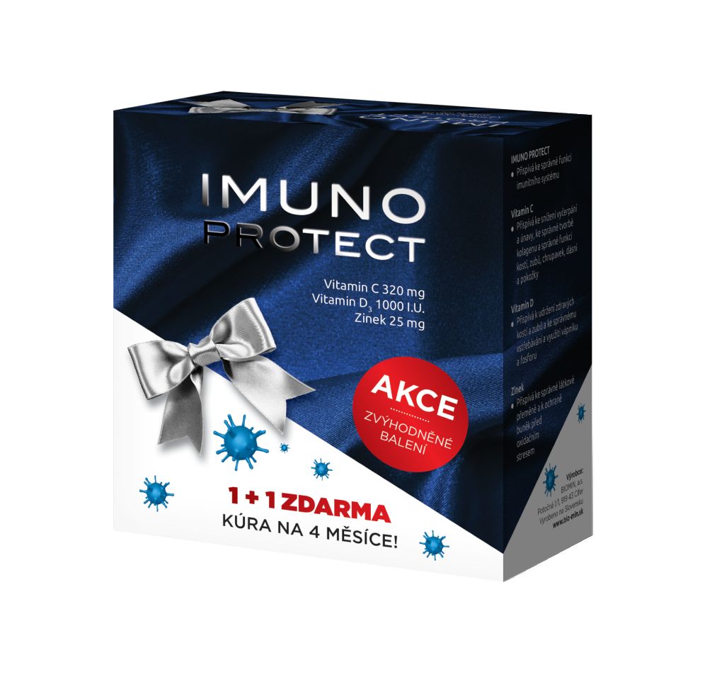 Biomin Imuno Protect vánoční balení 120 tobolek Biomin