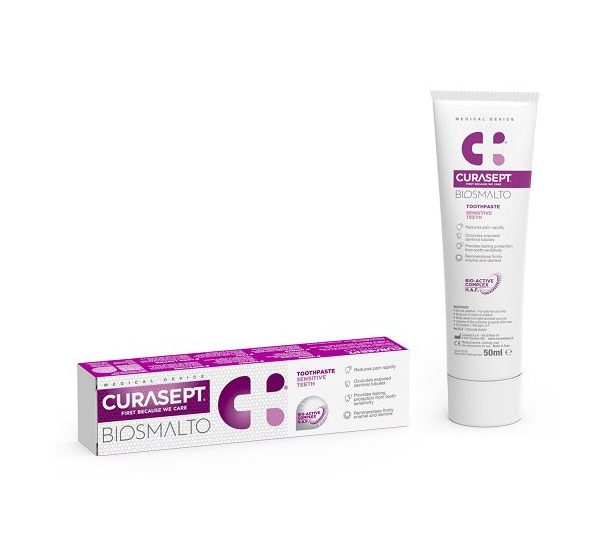 CURASEPT BIOSMALTO Sensitive Teeth zubní pasta 75 ml CURASEPT