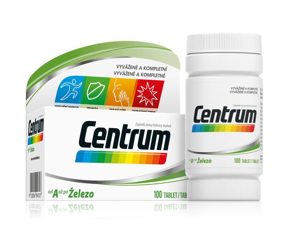 Centrum multivitamín AZ 100 tablet Centrum