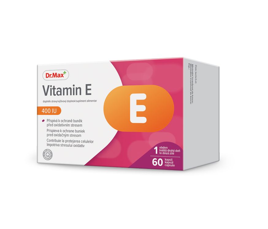 Dr. Max Vitamin E 400 I.U. 60 kapslí Dr. Max