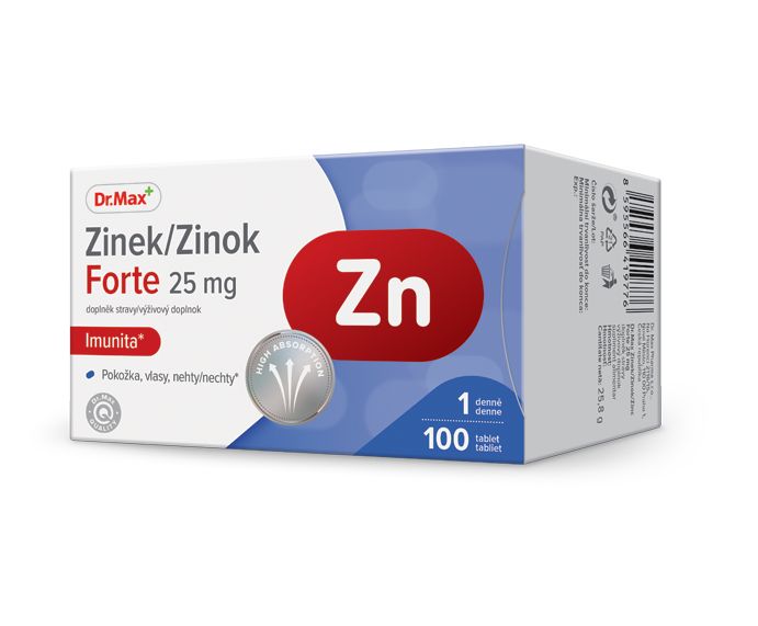 Dr. Max Zinek 25 mg 100 tablet Dr. Max