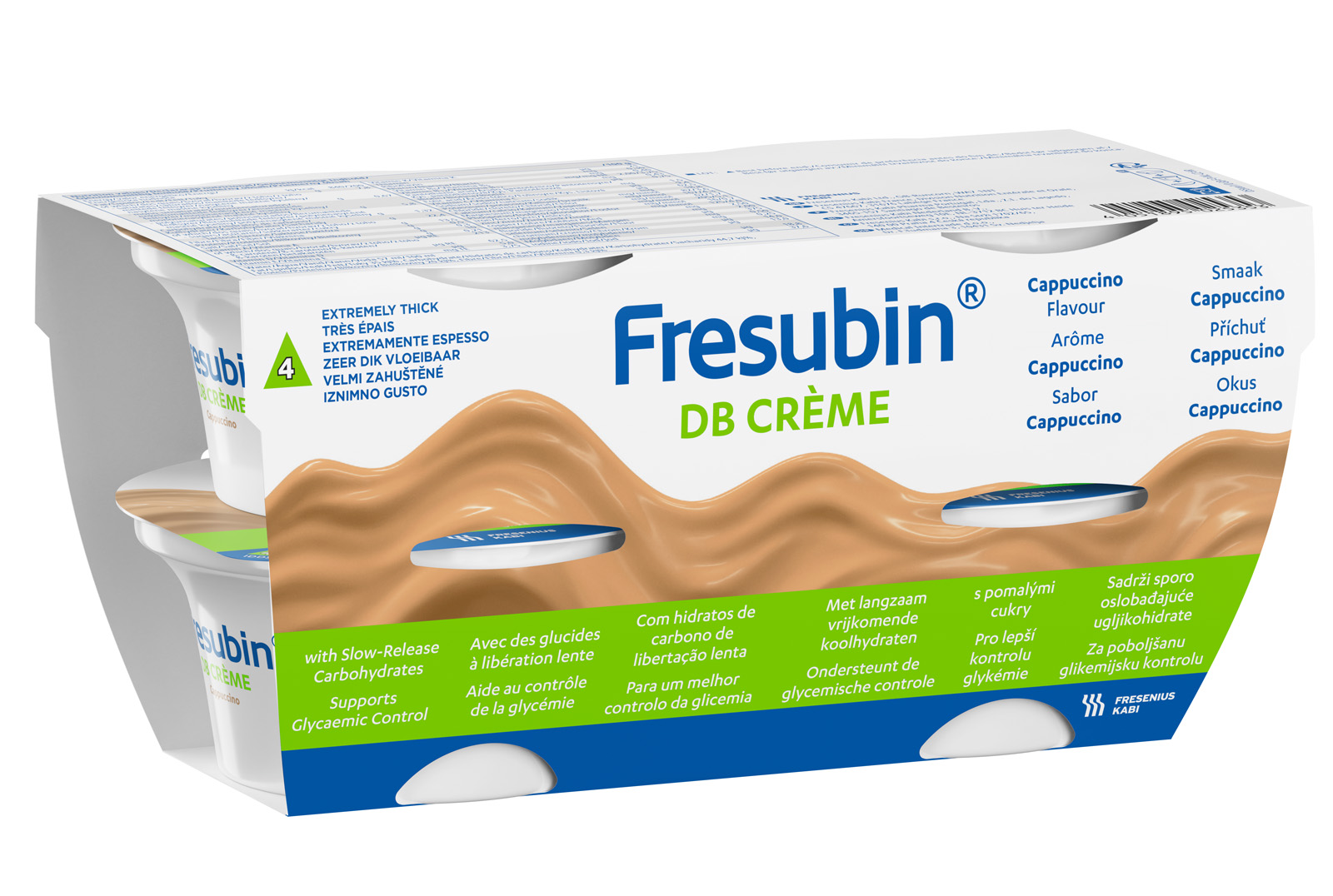 Fresubin DB CREME příchuť cappuccino 4x200 g Fresubin